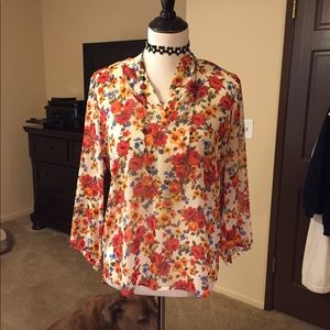 NWT Stitch Fix AliceBlue sheer blouse